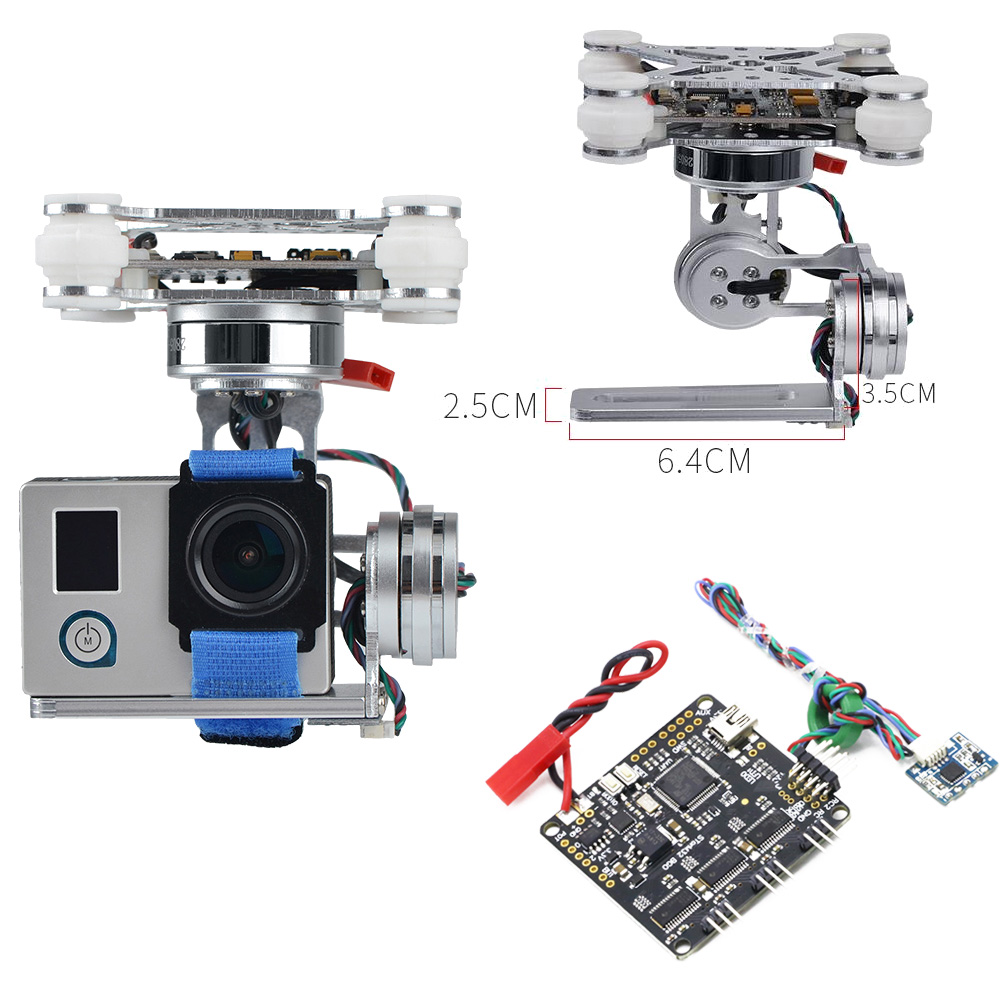 Drone Camera With Gimbal - حامل كاميرا RCTOSKY ثلاثي المحاور بدون