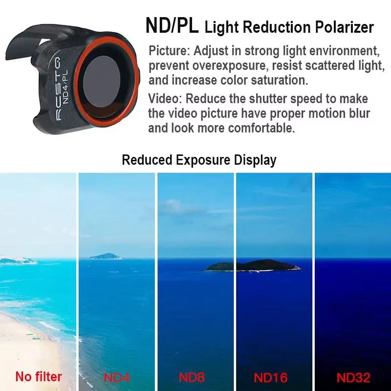 جديد: مجموعة فلاتر عدسات الكام - مراجعة Drone Camera Filter وسعره