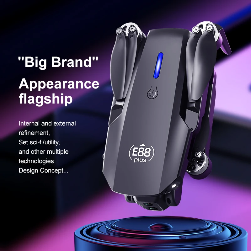 طائرة بدون طيار E88 Plus Quadc - مراجعة Drone Camera 4K وسعره